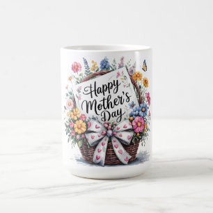 Caneca De Café Feliz Dia das Mães, Mãe Linda