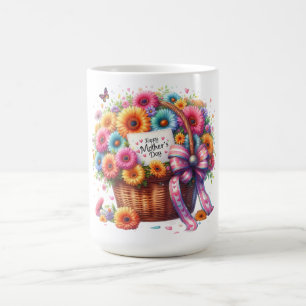 Caneca De Café Feliz Dia das Mães, Mãe Linda