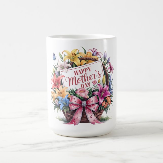 Caneca De Café Feliz Dia das Mães, Mãe Linda (Centro)