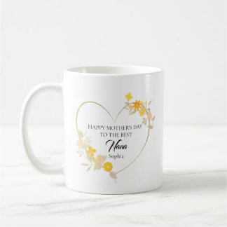 Caneca De Café Feliz Dia das Mães para a Melhor Vovó