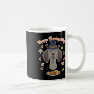 Caneca De Café Feliz Dia de Ação de Graças Eu Amo Cachorros Eu We