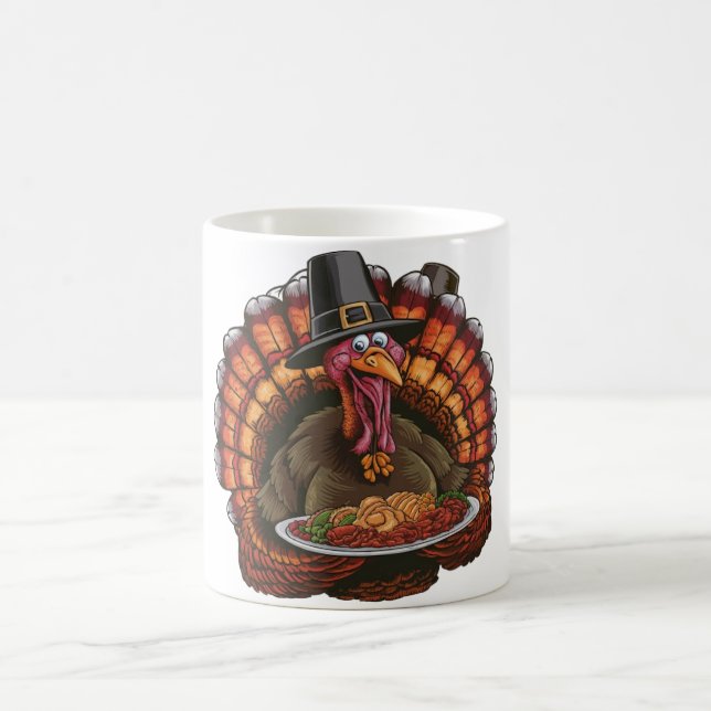 CANECA DE CAFÉ FELIZ DIA DE AGRADECIMENTO (Centro)