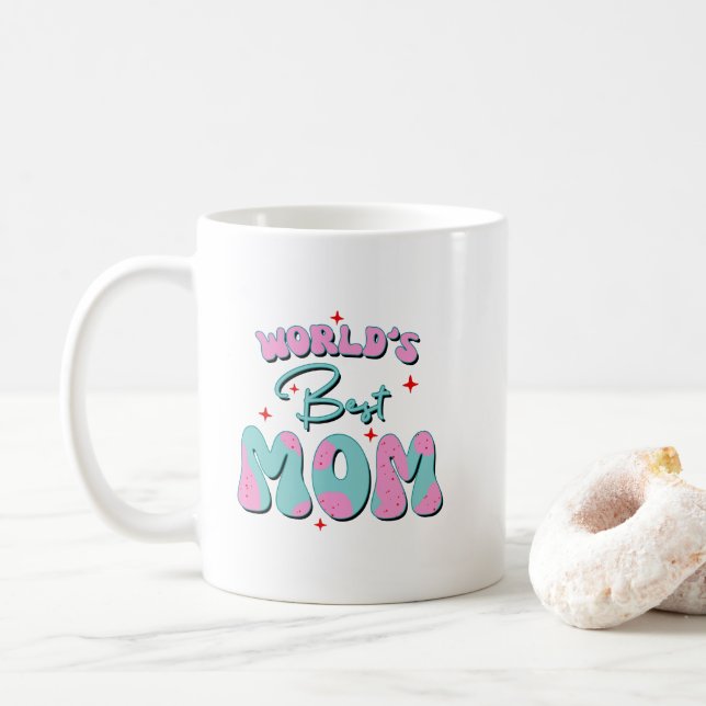 Caneca De Café Feliz dia de as mães (Com Donut)