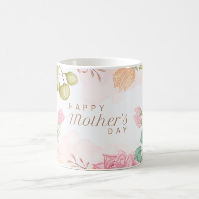 Caneca De Café Feliz dia de as mães (Centro)