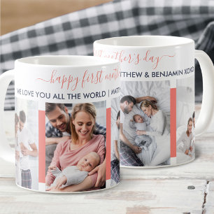 Caneca De Café Feliz Dia de as mães 4 Foto Personalizada