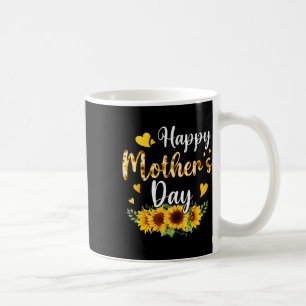Caneca De Café Feliz dia de as mães Engraçado Floral Para Mulhere