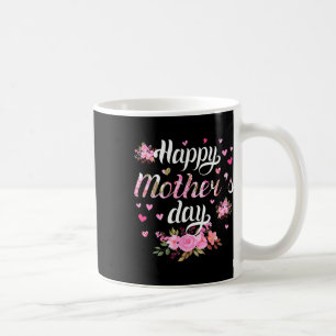 Caneca De Café Feliz Dia de as mães, Mamães, mulher linda vovó Fl
