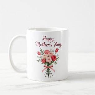 Caneca De Café Feliz Dia de as mães Mug - Presente para a mãe