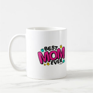 Caneca De Café Feliz dia de as mães Para A Melhor Mãe De Sempre