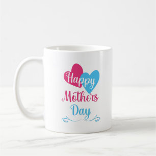 Caneca De Café Feliz dia de as mães Para A Melhor Mãe De Sempre