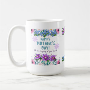 Caneca De Café Feliz dia de as mães que adoramos fazer cocô em su