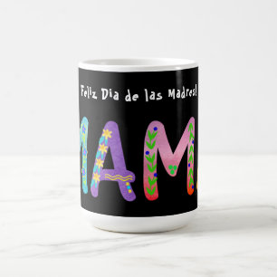 Caneca De Café Feliz Día de las Madres Mamá