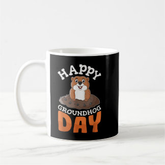 Caneca De Café Feliz Dia de Marmota Gift