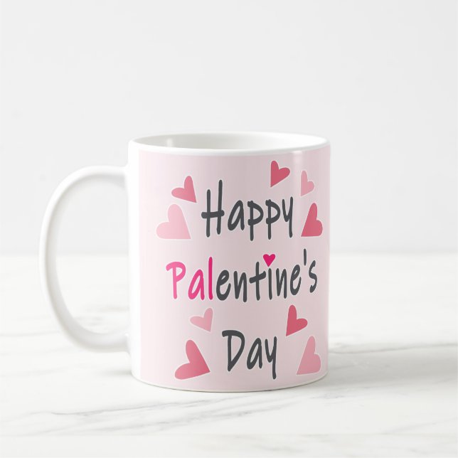 Caneca De Café Feliz Dia de os namorados de Palentina Café Mug (Esquerda)