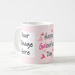Caneca De Café Feliz Dia de os namorados do dia de Galentine Pers