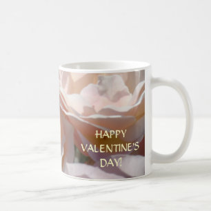 Caneca De Café FELIZ DIA DE OS NAMORADOS! Presentes cor-de-rosa