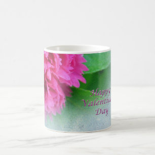 Caneca De Café feliz dia de os namorados rosa