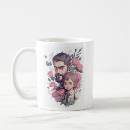 Caneca De Café Feliz Dia de os pais Mug - Presente personalizado