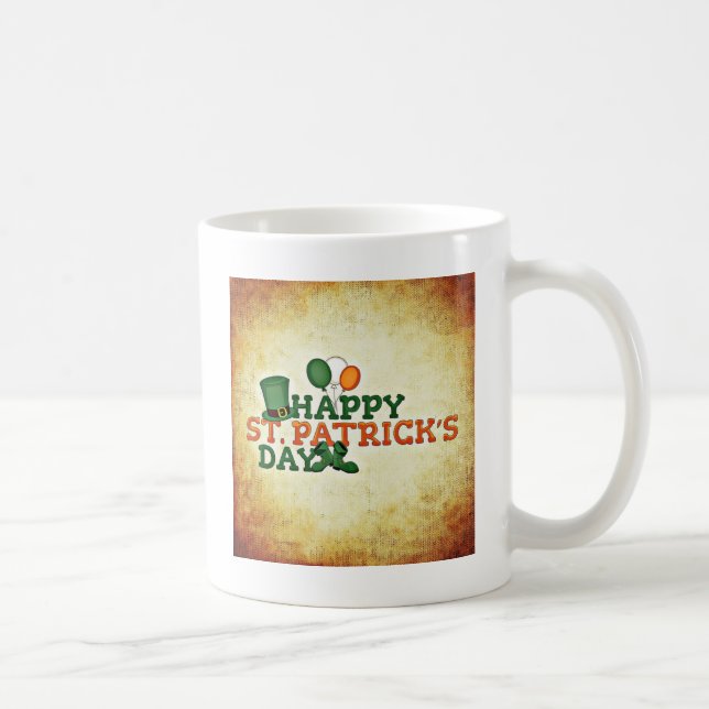 Caneca De Café Feliz Dia de São Patrício (Direita)