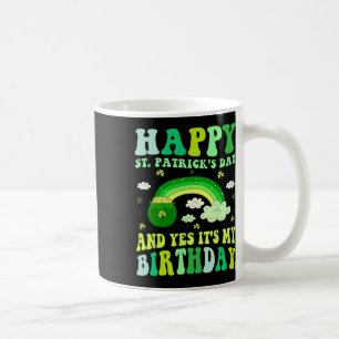 Caneca De Café Feliz Dia de São Patrício Aniversário Saint Paddys