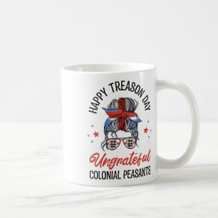 Caneca De Café Feliz Dia de Traição Ingrata Camponeses Coloniais 