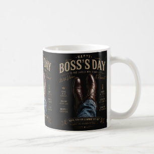 Caneca De Café Feliz Dia do Chefe