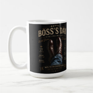 Caneca De Café Feliz Dia do Chefe