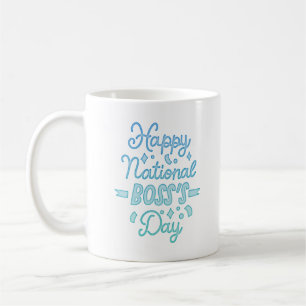 CANECA DE CAFÉ FELIZ DIA DO CHEFE NACIONAL