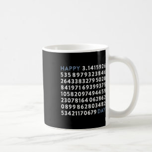 Caneca De Café Feliz Dia do Pi 100 Dígitos Piada Geek do Dia do P