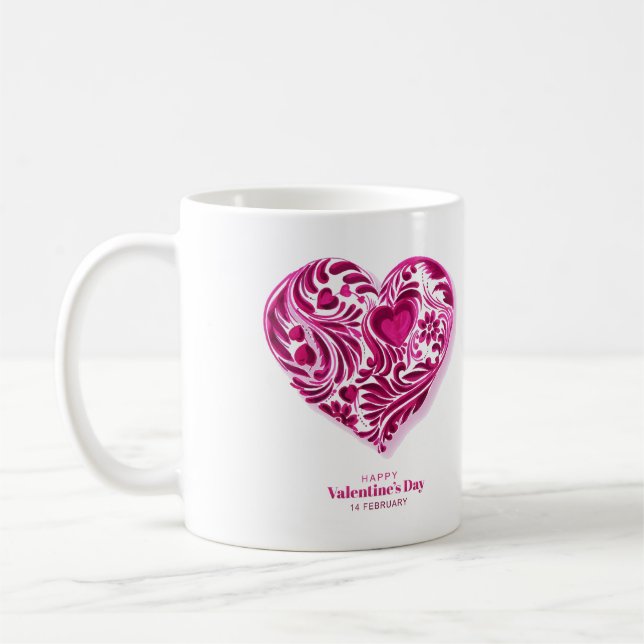 Caneca De Café Feliz dia dos namorados  (Esquerda)