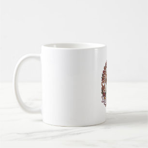 Caneca De Café Feliz Dia dos Namorados Cachorro Coração Vermelho
