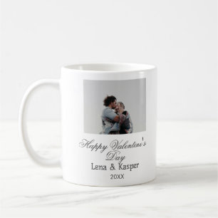 Caneca De Café Feliz dia dos namorados casal foto moderno simples