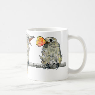 Caneca De Café Feliz Dia dos Namorados Pássaros Mug