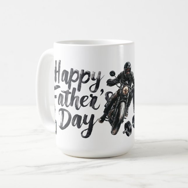 Caneca De Café Feliz Dia dos Pais (Frente Esquerda)