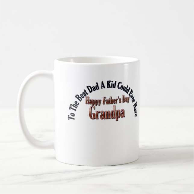 Caneca De Café Feliz Dia dos Pais Vô (Esquerda)