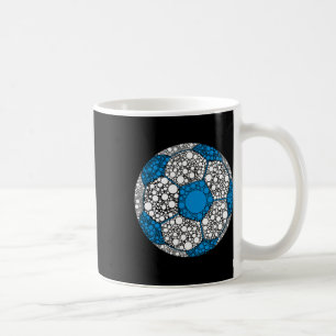 Caneca De Café Feliz Dia dos Pontinhos 2025 Futebol de Bolinhas B
