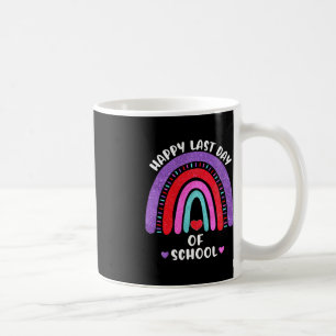 Caneca De Café Feliz Dia Passado Da Escola Arco-Íris Corta Menina