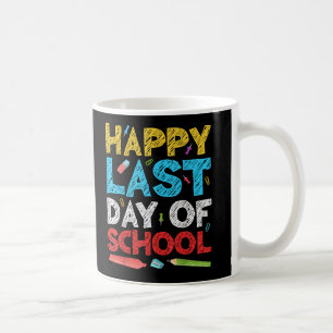 Caneca De Café Feliz Dia Passado de Professora de Menina da Escol