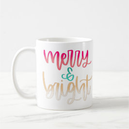 Caneca De Café Feliz e Bright Pata de Natal