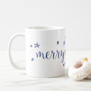 Caneca De Café Feliz e Estrelas Brilhantes Coffee Mug