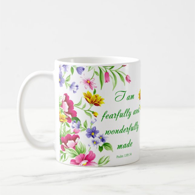 Caneca De Café Feliz e maravilhosamente feito (Esquerda)