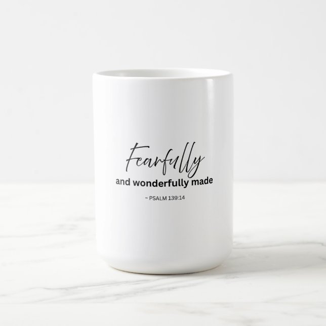 Caneca De Café Feliz e maravilhosamente feito, Coffee Mug (Centro)