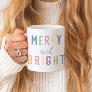 Caneca De Café Feliz e Natal brilhante