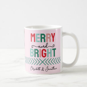 Caneca De Café Feliz e Natal brilhante