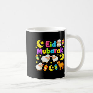 Caneca De Café Feliz eid mubarak para crianças muçulmanas eid al