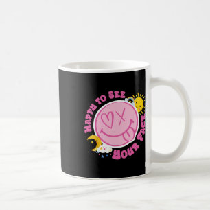 Caneca De Café Feliz em ver seu rosto engraçado rosto fofo de vol