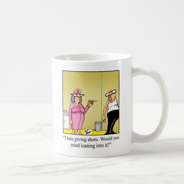 Caneca De Café Feliz Enfermeiro Dia Humor Mug Gift (Direita)