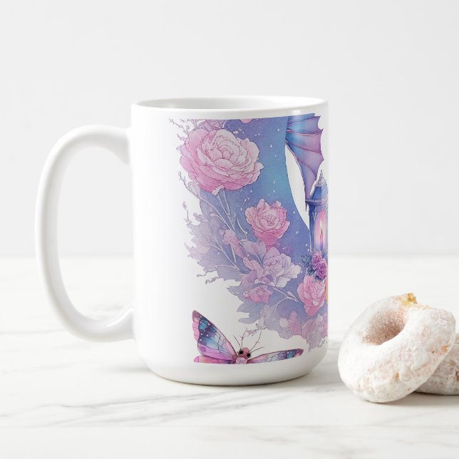 Caneca De Café Feliz Espírito de Halloween (Com Donut)