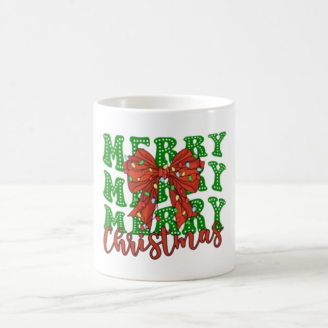Caneca De Café Feliz Feliz Feliz Coquete de Natal (Centro)