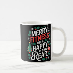 Caneca De Café Feliz Fitness E Um Feliz Ano Novo Fitmas Natal